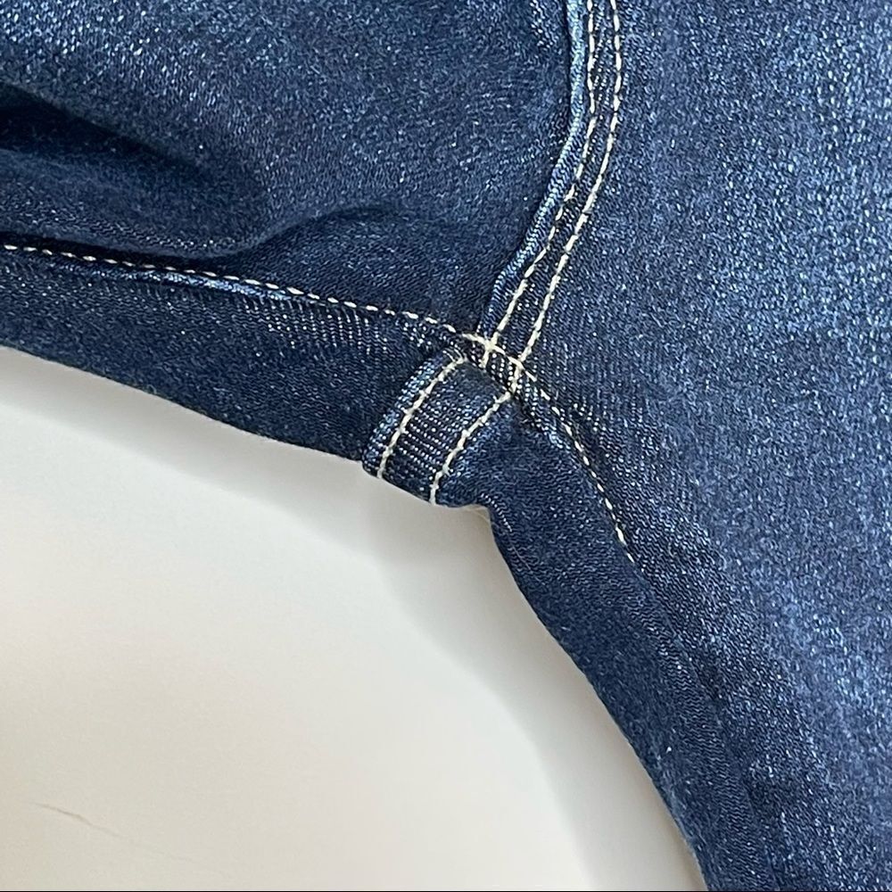 Frame Le Skinny De Jeanne Crop Jeans Bonn Wash Size 26 - Picture 6 of 9